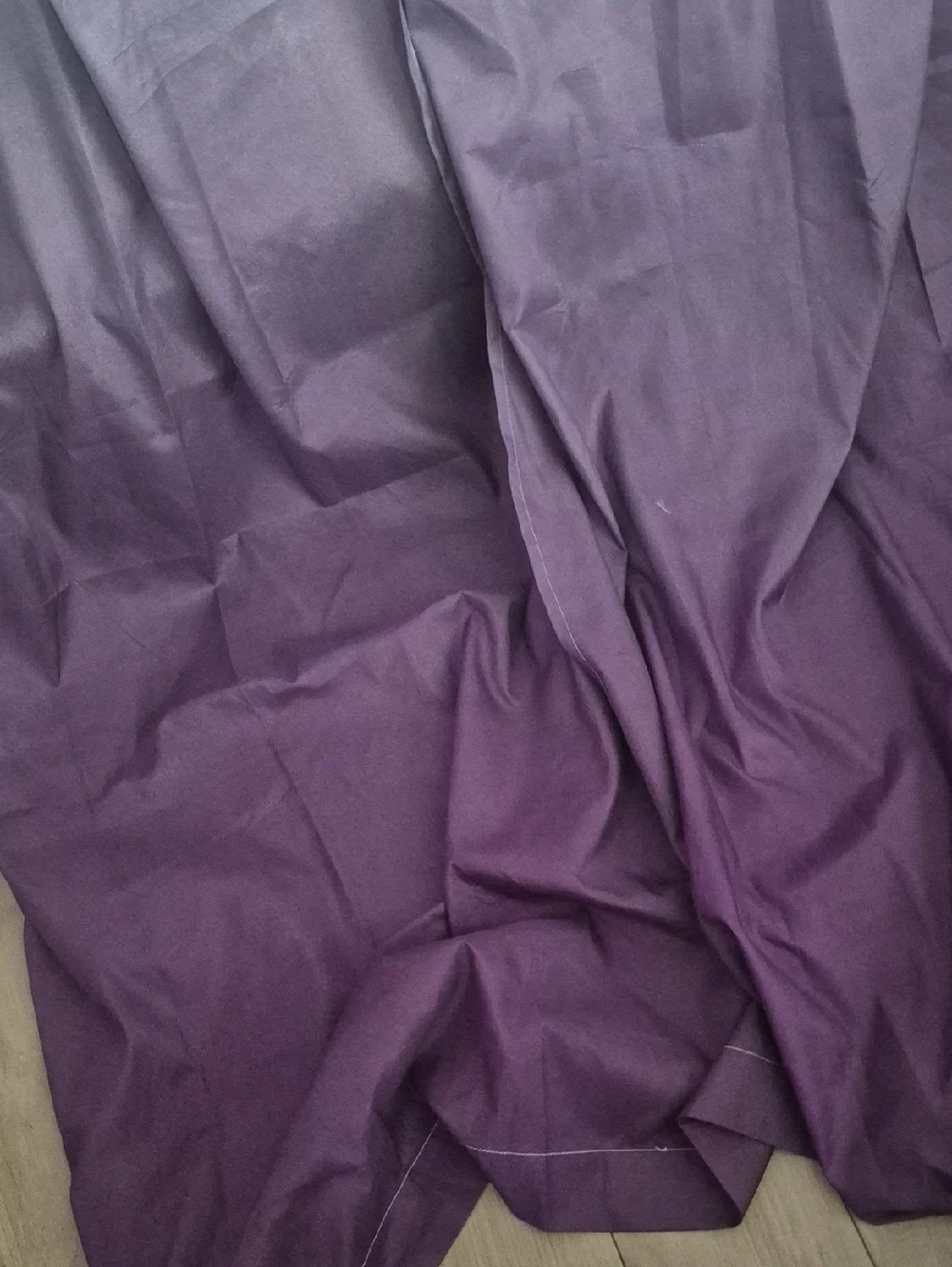 Ombre Gradiant White Lavender Purple Curtain Panels (2)